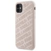 Karl Lagerfeld KLHCN61PQKPMP iPhone 11 / Xr 6.1 różowy/pink hardcase Quilted K Pattern